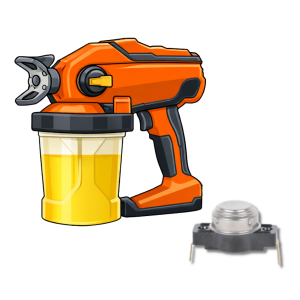 Snap Disc Temperature Control for Paint Sprayer Motors