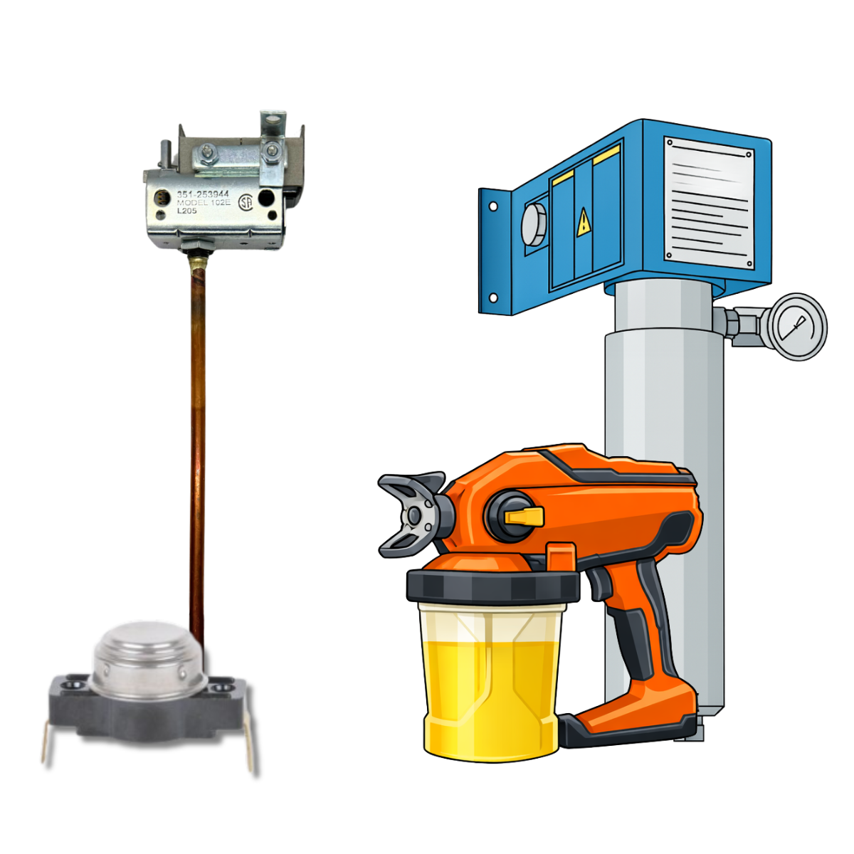 industrial coating equipment temperature control